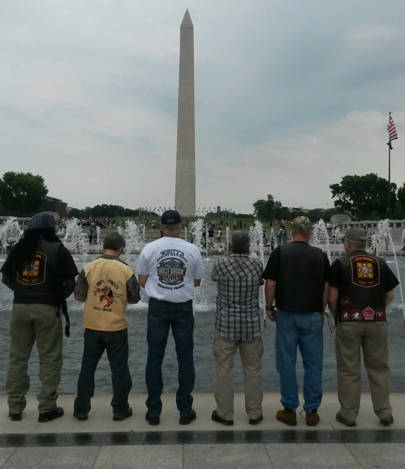 Post 1177 VFW Riders in D.C.